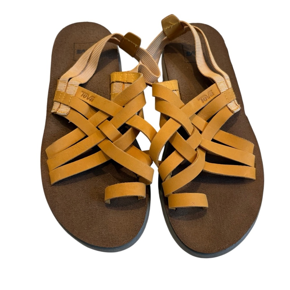 Teva Yellow Women's Sandals - Picture 3 of 13